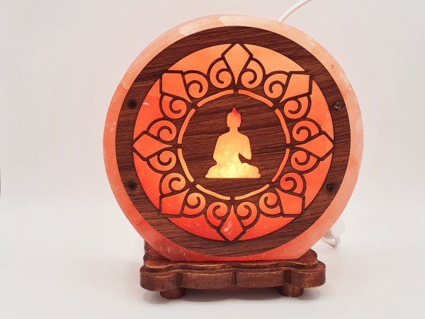 Lampe de sel 5 kg bouddha méditation